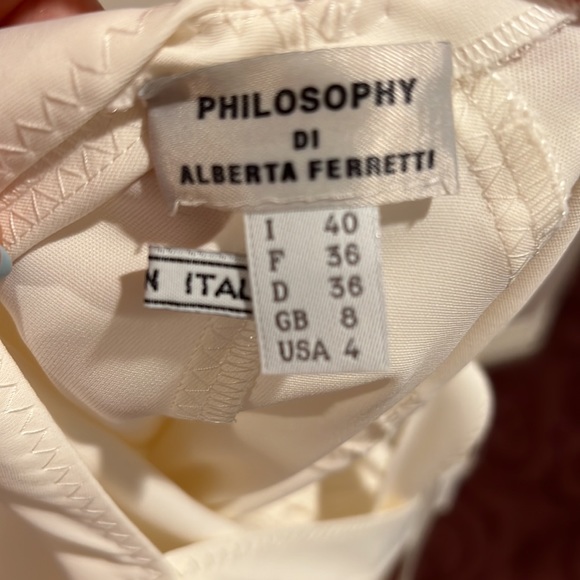 Philosophy di Alberta Ferretti vintage white summer dress 90s y2k bridal - Picture 7 of 8